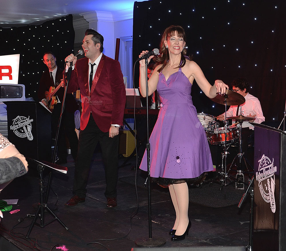 Retro revolution 50's vintage corporate band